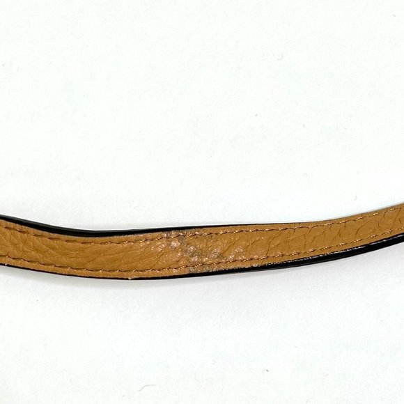 Michael Kors East West Crossbody in Camel Pebbled Leather and Gold Chain - Picture 9 of 15